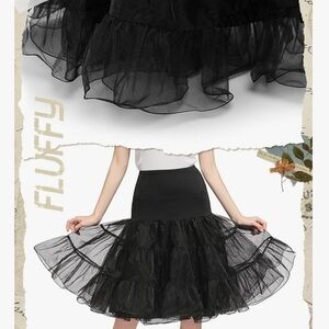 50s Petticoat Women’s Vintage Tutu Underskirt Retro Crinoline